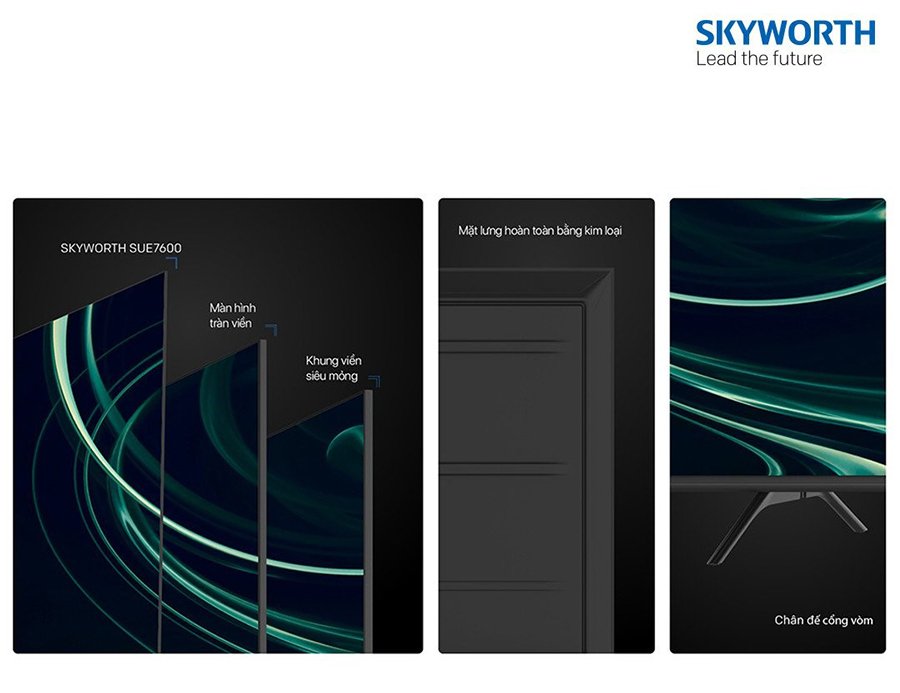 smart tivi 4k skyworth 65sue7600 65 inch google tv