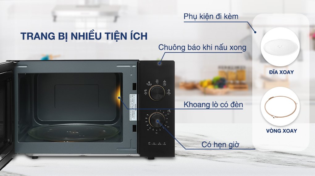 lò vi sóng electrolux emm23k22b 23 lít