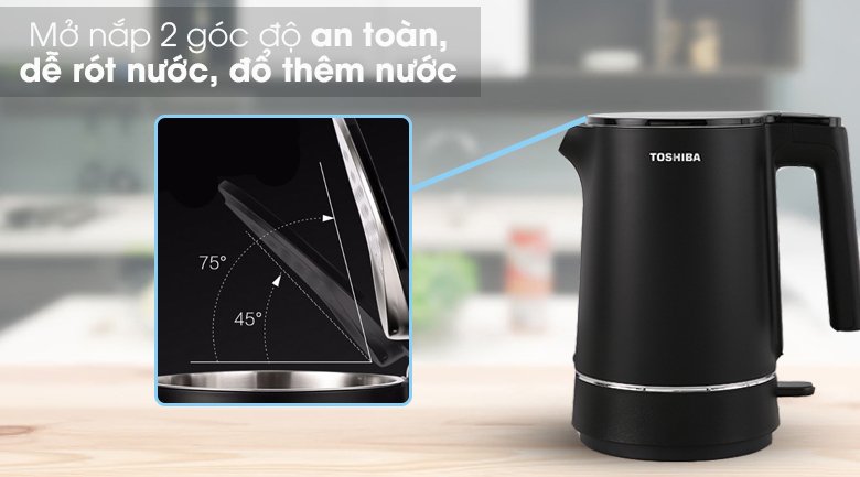 bình đun siêu tốc toshiba 1.5 lít kt-15ds1nv