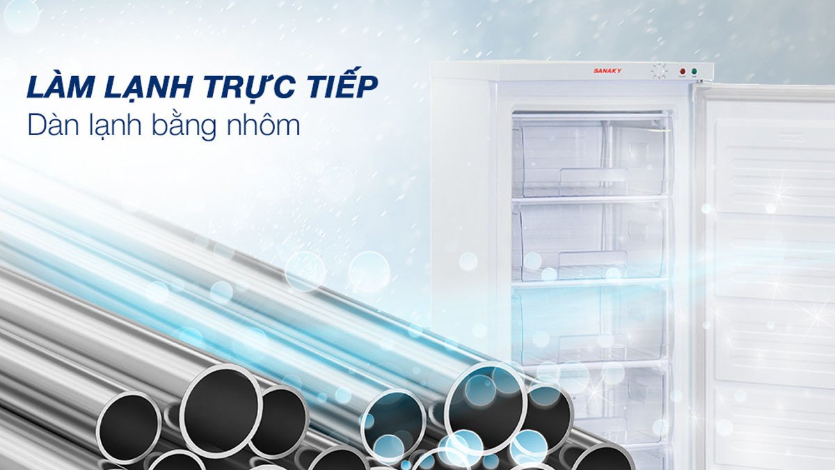 tủ đông sanaky 150 lít vh-180vd