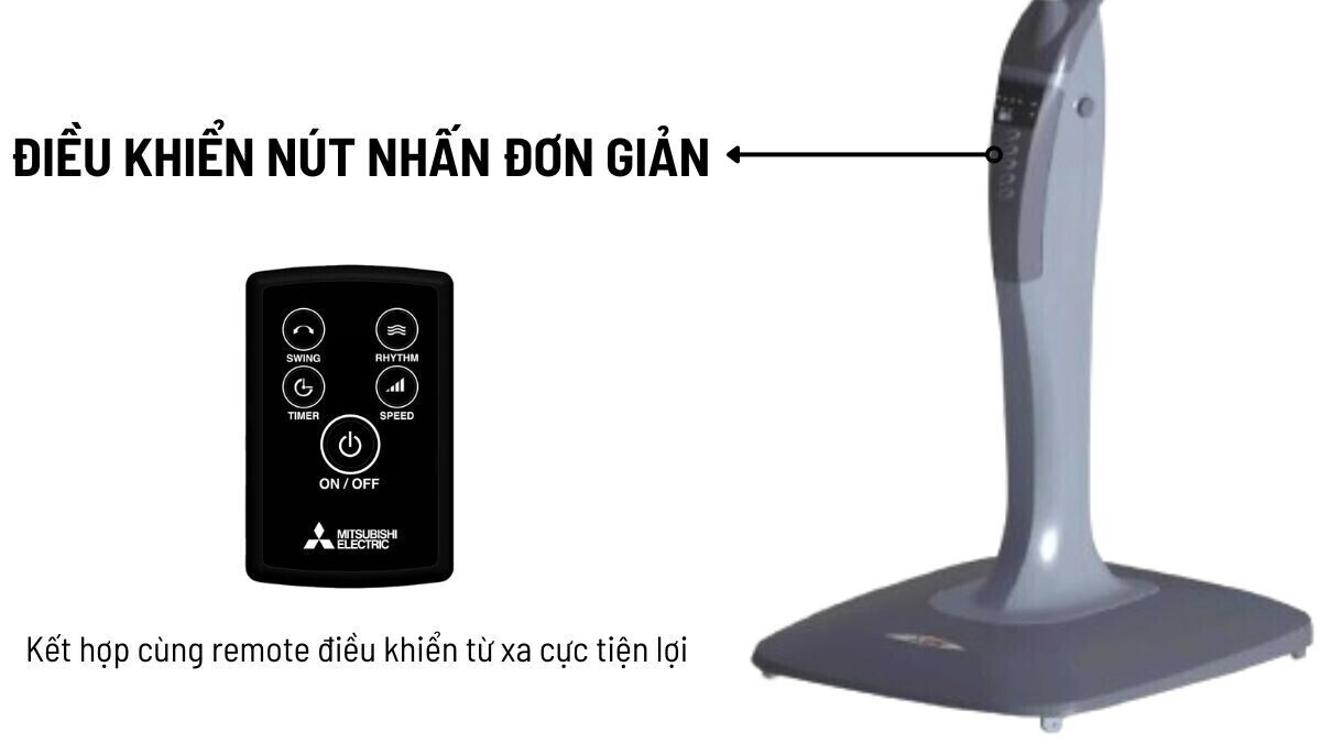 quạt cây mitsubishi lv16rb sf-gy