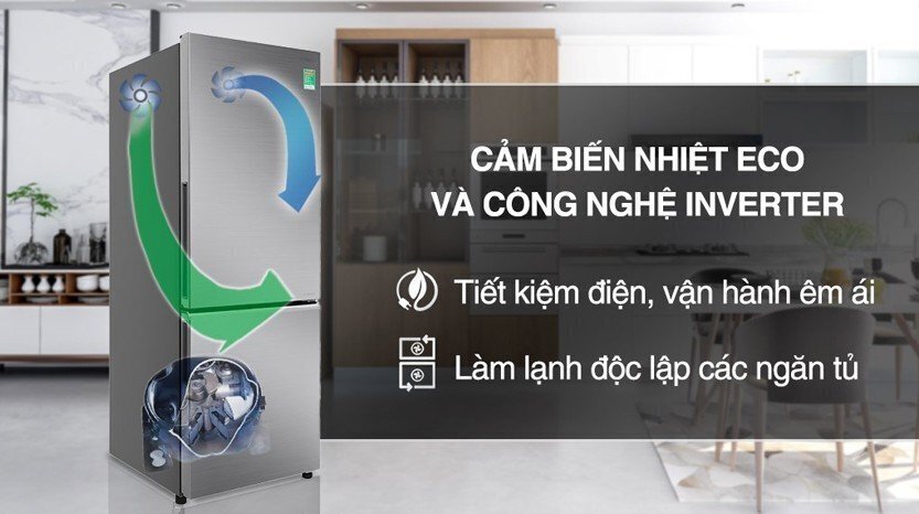 tủ lạnh hitachi r-b415egv1 inverter 396 lít