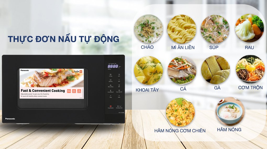 lò vi sóng panasonic nn-st34nbyue 25 lít