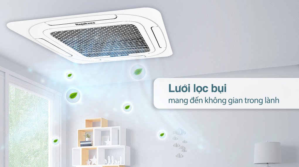 máy lạnh âm trần nagakawa 3.0hp nt-c28r1t20 gas r410a