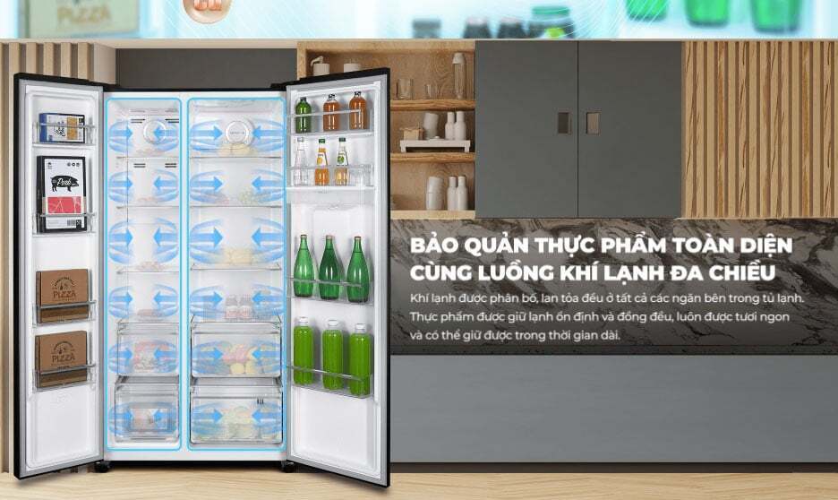tủ lạnh sharp inverter 530 lít sj-sbx530wd-dg