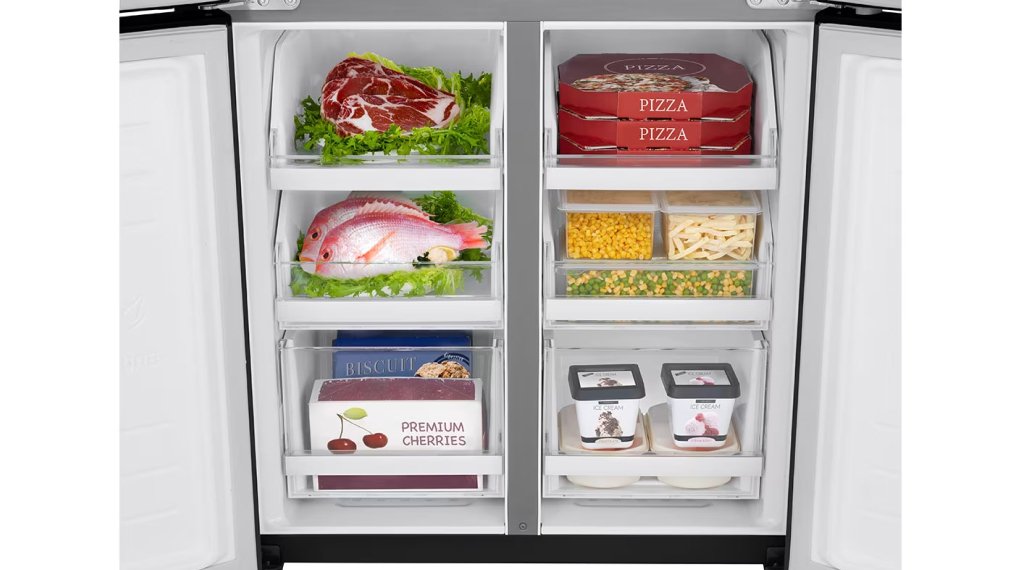 tủ lạnh lg inverter 494 lít multi door gr-d22mbi