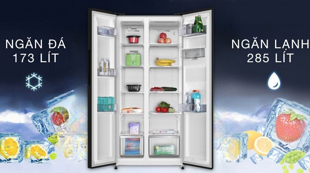 tủ lạnh casper inverter 458 lít rs-460pbw