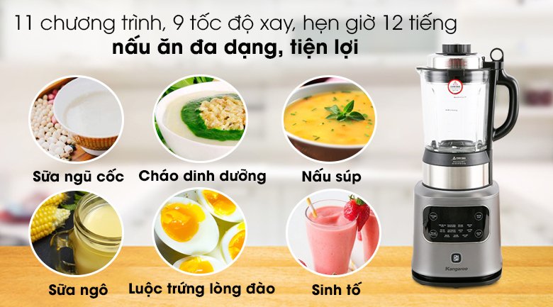 máy làm sữa hạt đa năng kangaroo kg175hb1