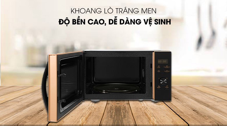 lò vi sóng có nướng electrolux emg25d59eb 25 lít
