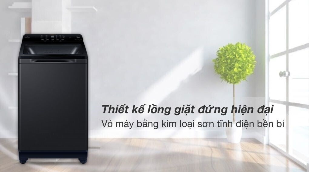 máy giặt aqua inverter 10 kg aqw-dr100jt bk