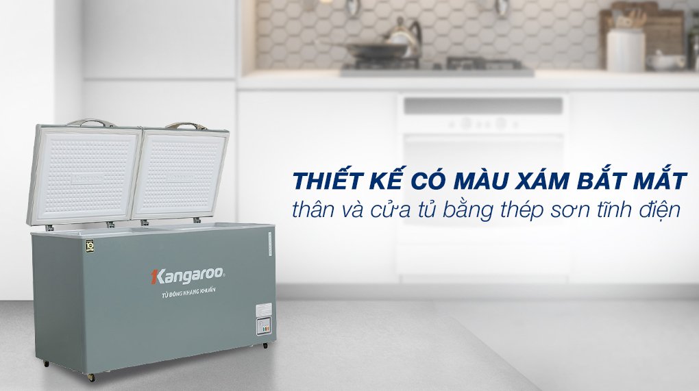tủ đông kangaroo inverter 430 lít kgfz490ig1