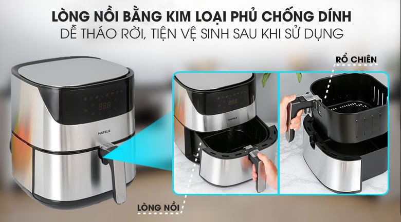 nồi chiên không dầu hafele af-t5a