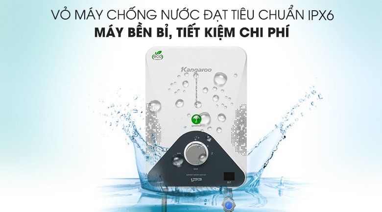 máy nước nóng hồng ngoại kangaroo kg588w 4000w