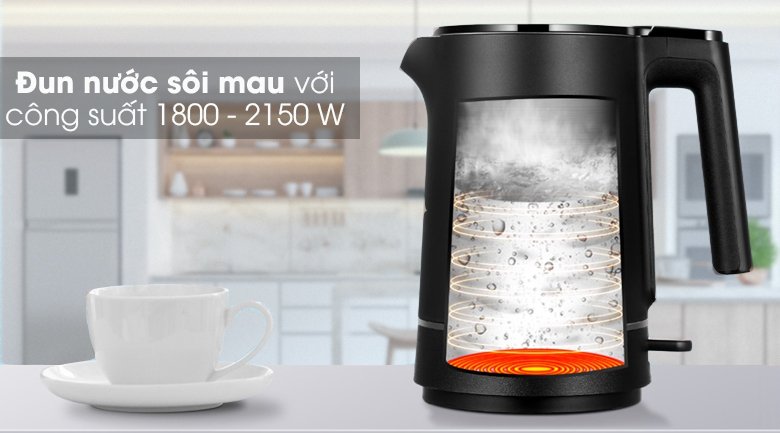 bình đun siêu tốc toshiba 1.5 lít kt-15ds1nv