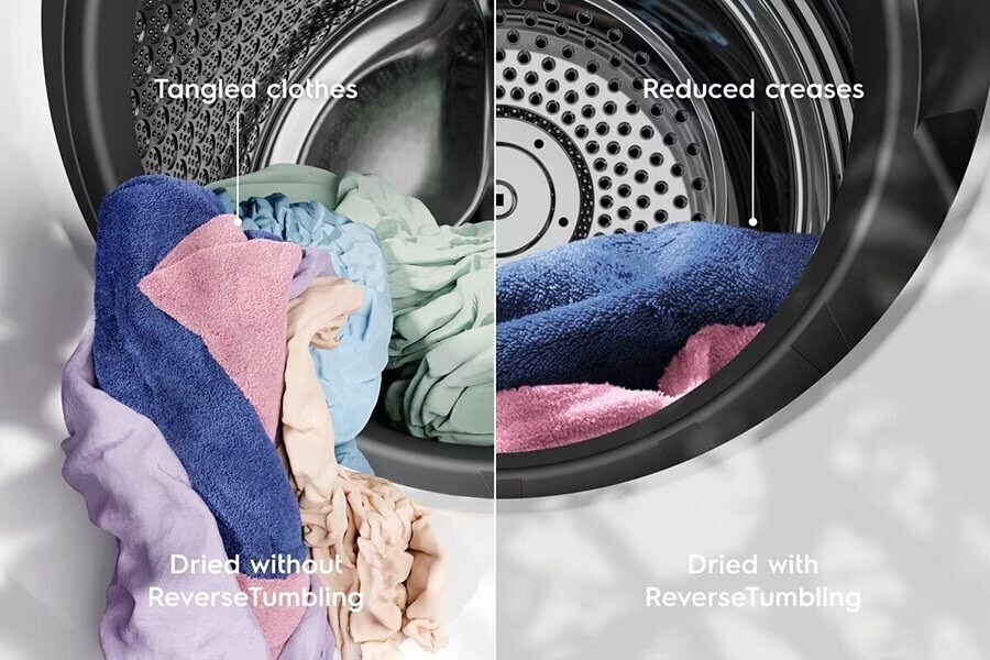 máy sấy thông hơi electrolux ultimatecare 9 kg eds904h3wc