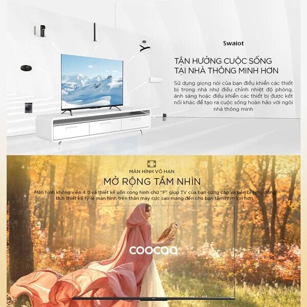 google tivi coocaa 4k 50 inch 50y73