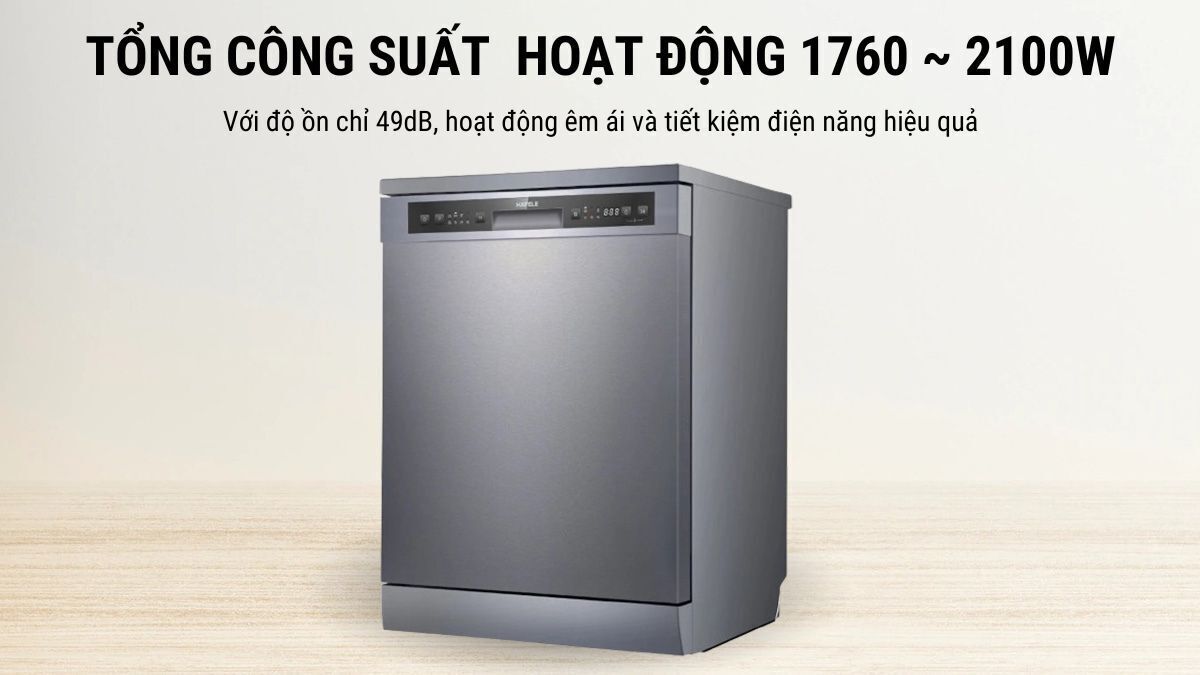 máy rửa chén độc lập hafele hdw-f60g