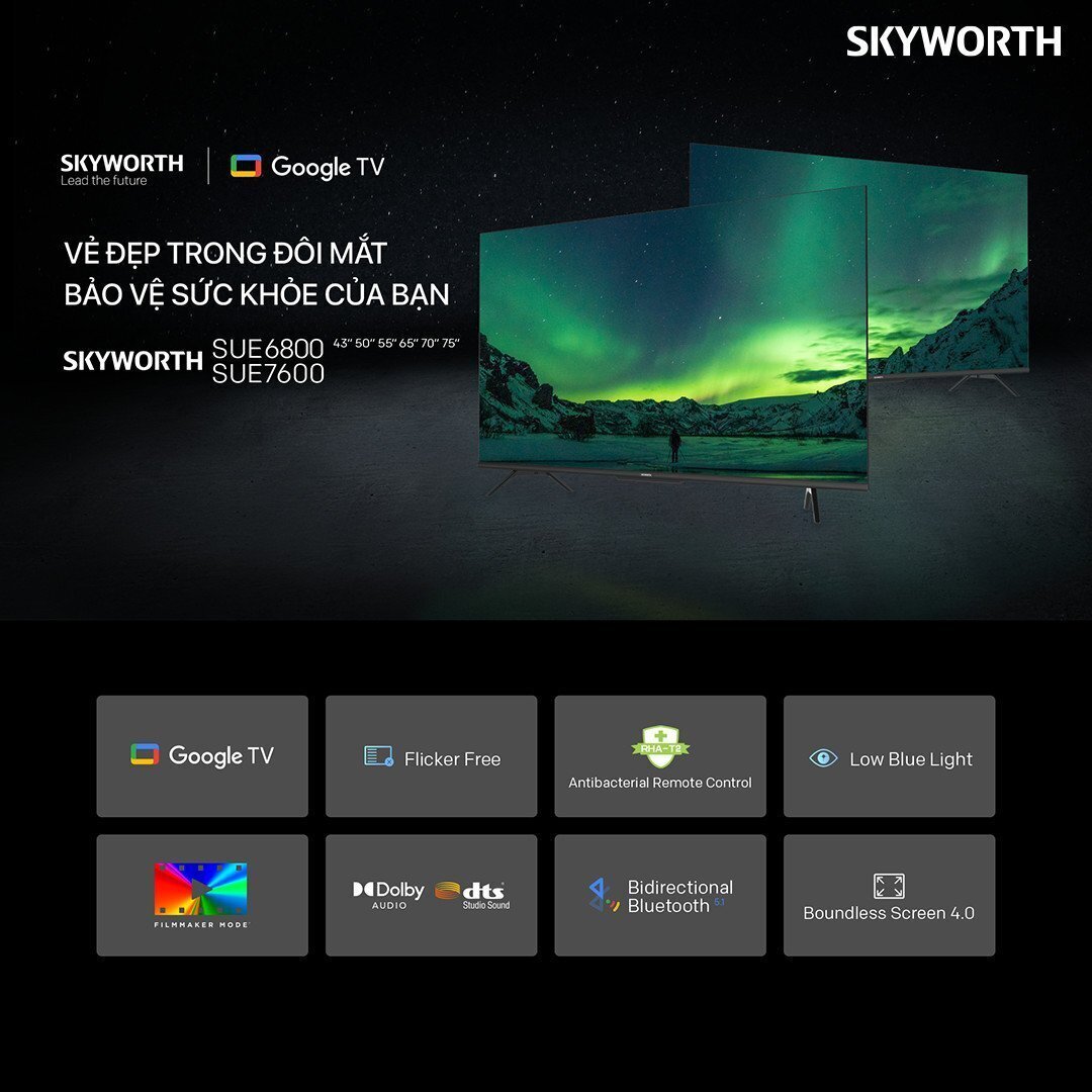 tivi skyworth 55sue6800 smart 4k 55 inch
