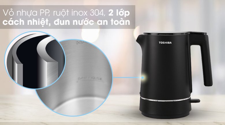 bình đun siêu tốc toshiba 1.5 lít kt-15ds1nv