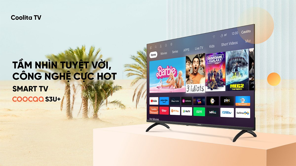 smart tv full hd coocaa 43 inch 43s3u+