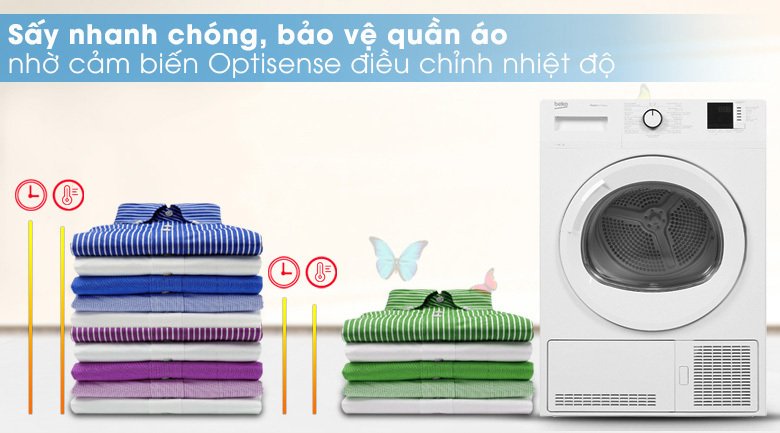 máy sấy ngưng tụ beko 8 kg du8133ga0w