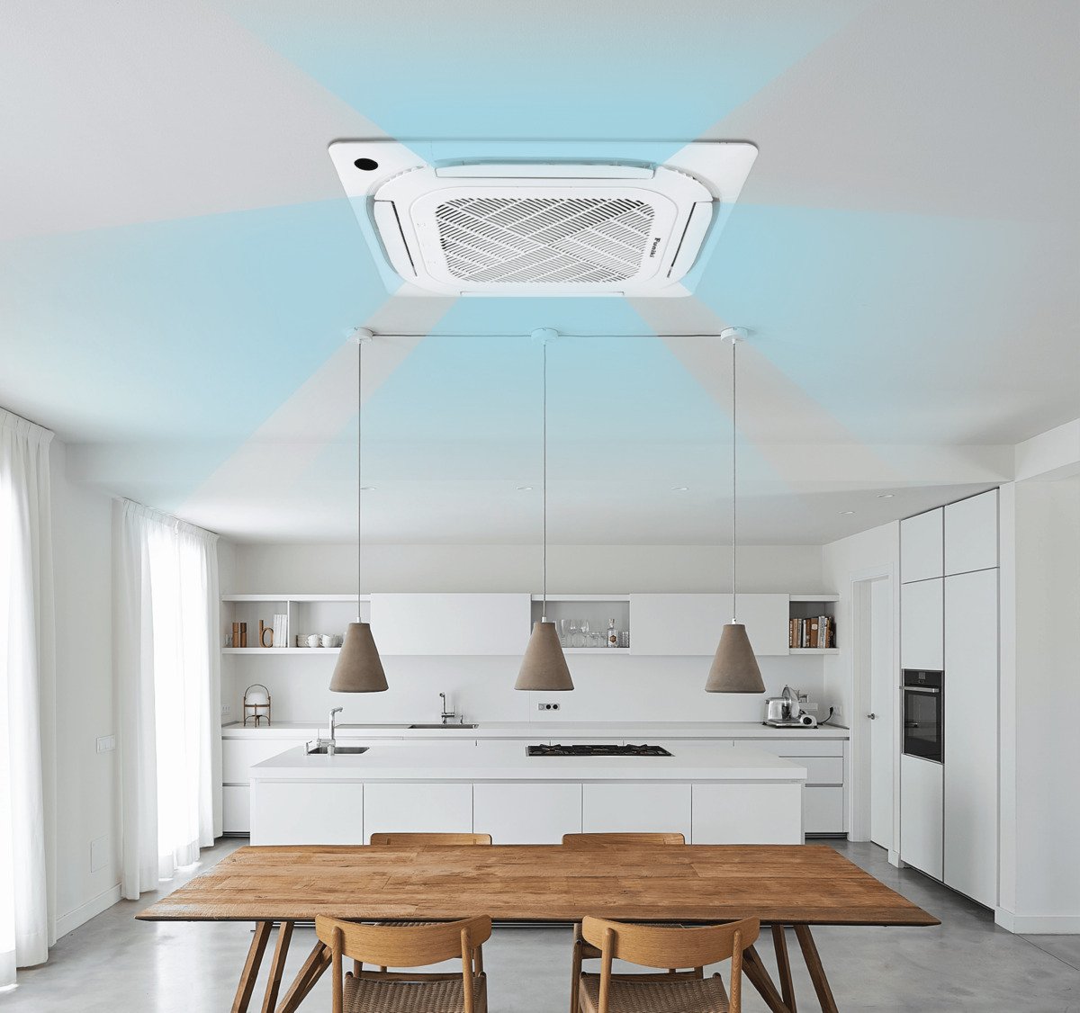 máy lạnh âm trần funiki 50000btu 1 chiều inverter cic50mmc