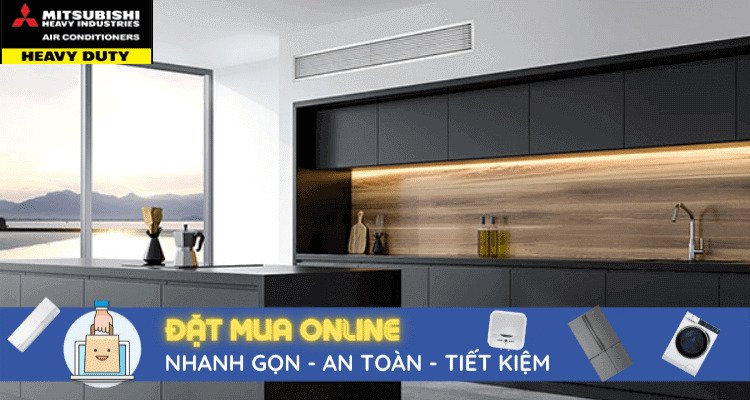 điều hoà nối ống gió mitsubishi heavy fdum50ya-w5/fdc50yna-w5