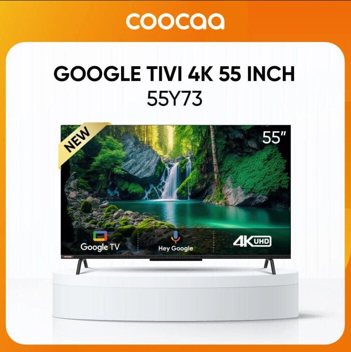 google tivi coocaa 4k 55 inch 55y73