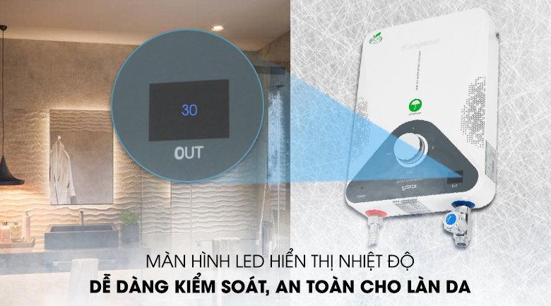 máy nước nóng hồng ngoại kangaroo kg588w 4000w