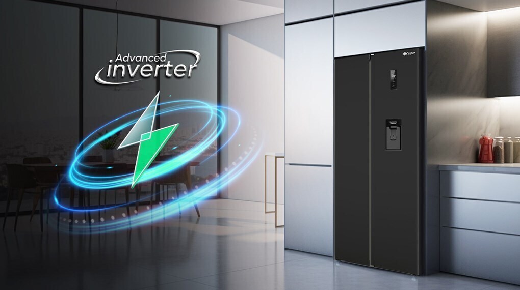 tủ lạnh casper inverter 458 lít rs-460pbw