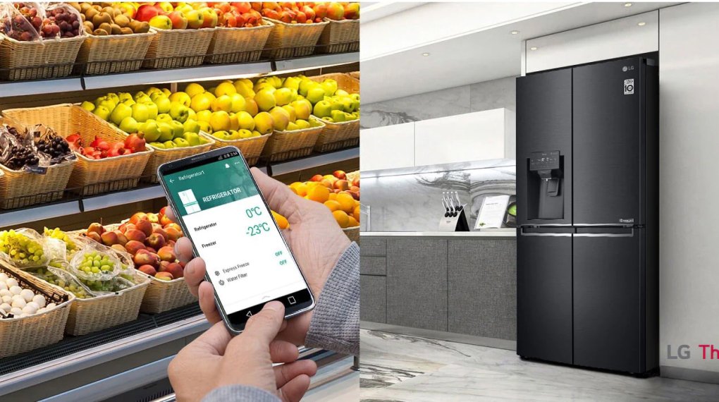 tủ lạnh lg inverter 494 lít multi door gr-d22mbi