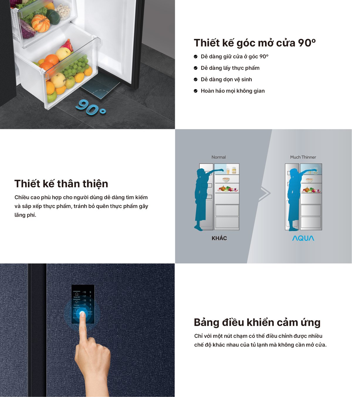 tủ lạnh aqua inverter 490 lít aqr-s552xa(cbc)