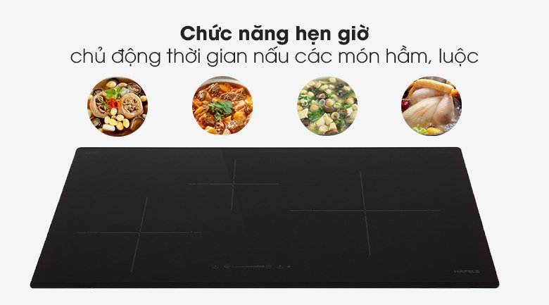 bếp từ 3 vùng nấu lắp âm hafele hc-i773d