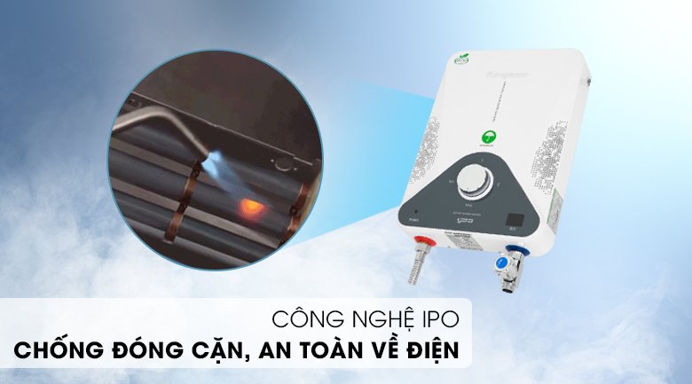 máy nước nóng hồng ngoại kangaroo kg588w 4000w