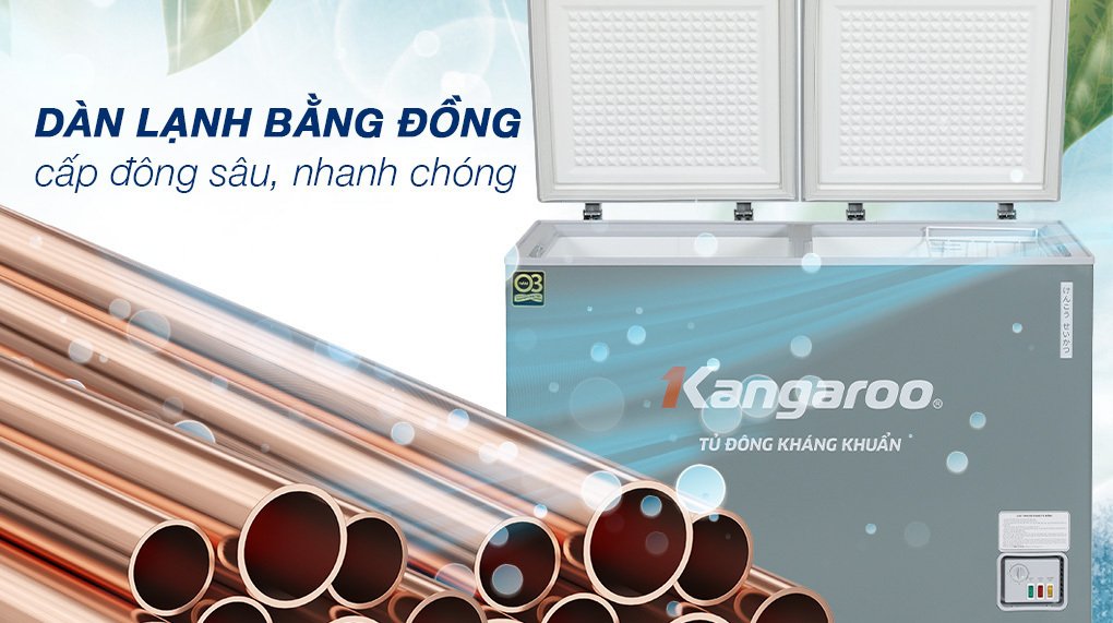 tủ đông kangaroo 252 lít kgfz312nk2