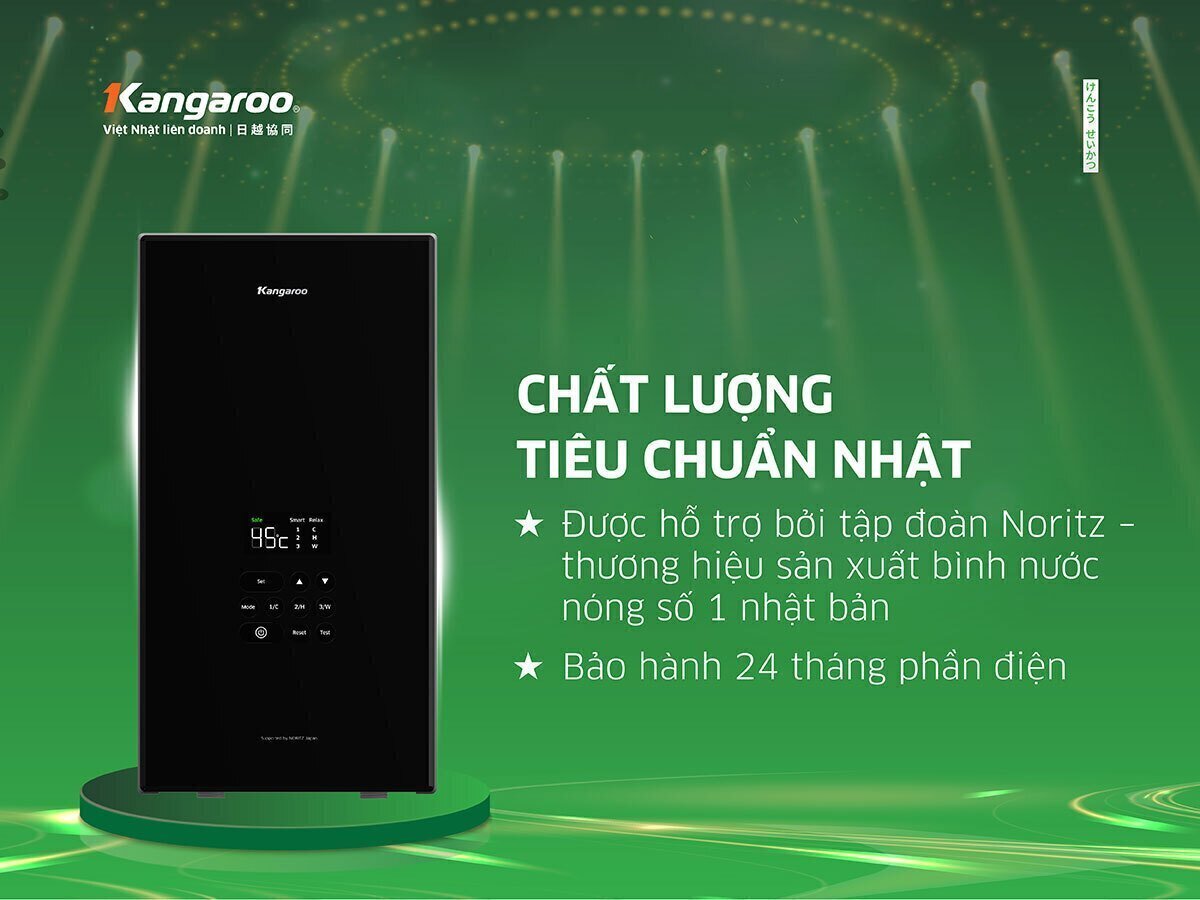 máy nước nóng trực tiếp kangaroo kgwd45n1