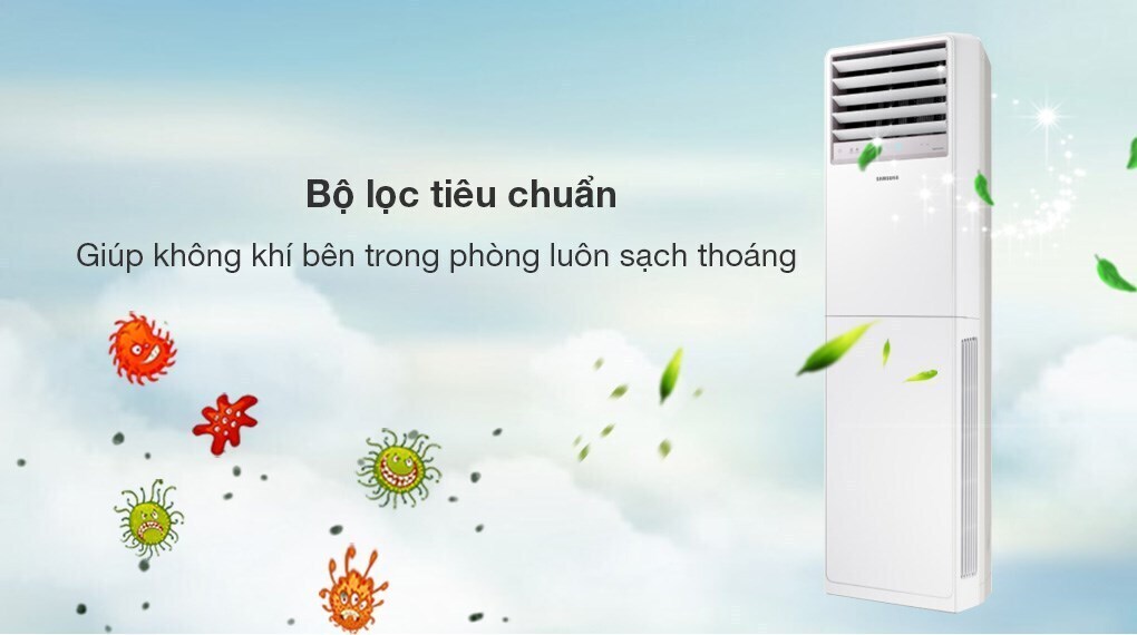 máy lạnh tủ đứng samsung inverter 5 hp ac048bnpdkc/tc 3 pha