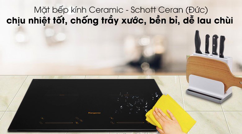 bếp từ đôi lắp âm kangaroo kg858i