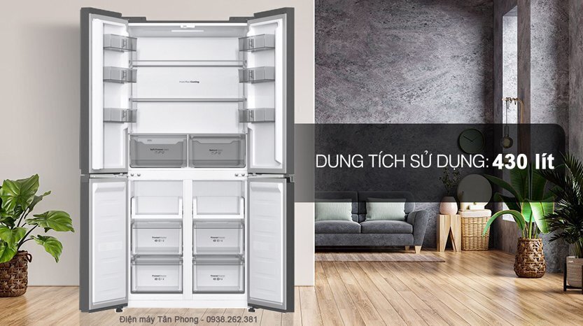 tủ lạnh casper inverter 430 lít rm-430pb