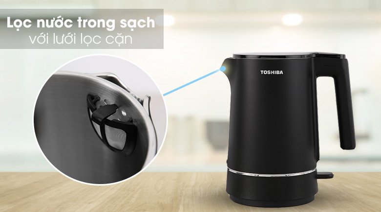 bình đun siêu tốc toshiba 1.5 lít kt-15ds1nv