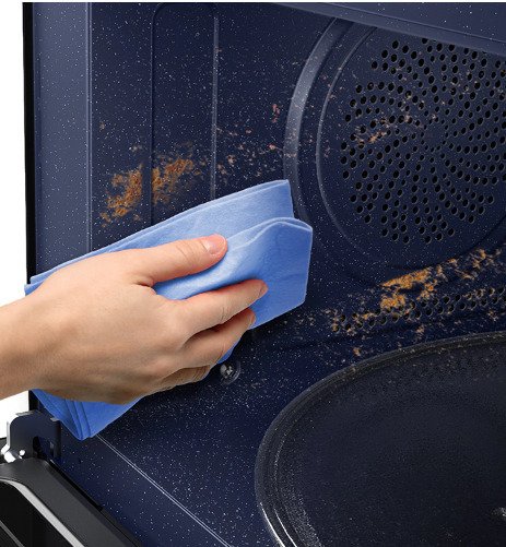 lò nướng, chiên không dầu 35l bespoke samsung mc35r8088le/sv