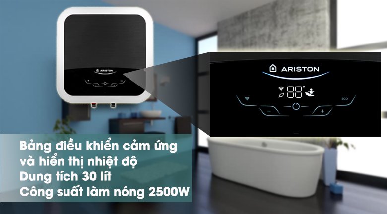 máy nước nóng ariston 30 lít an2 30 top wifi