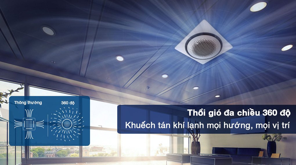 máy lạnh âm trần 360 độ samsung inverter 3.5 hp ac100tn4pkc/ea