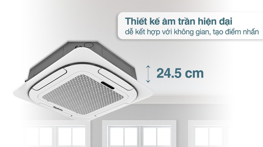 máy lạnh âm trần nagakawa 3.0hp nt-c28r1t20 gas r410a