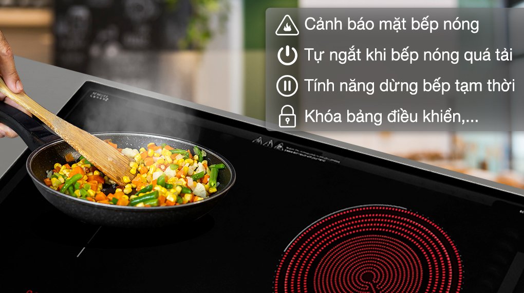 bếp từ hồng ngoại lắp âm hafele hc-h7321b