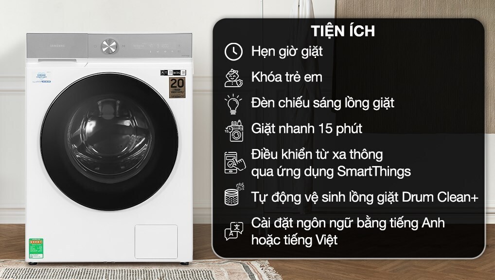 máy giặt samsung bespoke ai inverter 14 kg ww14bb944dghsv