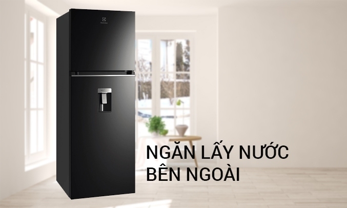 tủ lạnh electrolux inverter 341 lít etb3740k-h