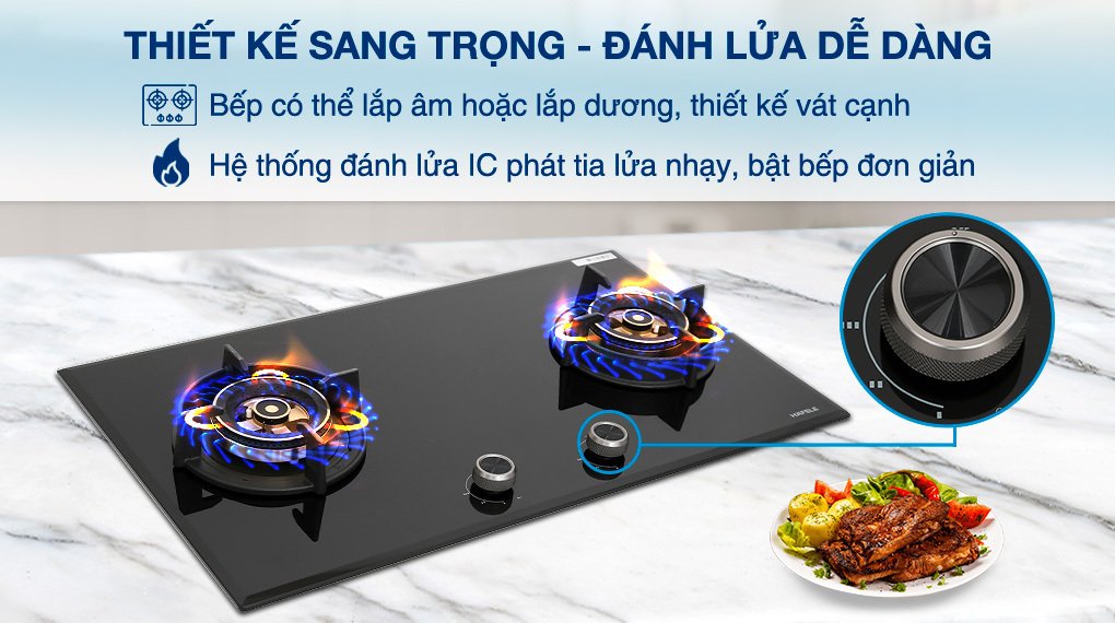 bếp ga âm hafele hc-g782b