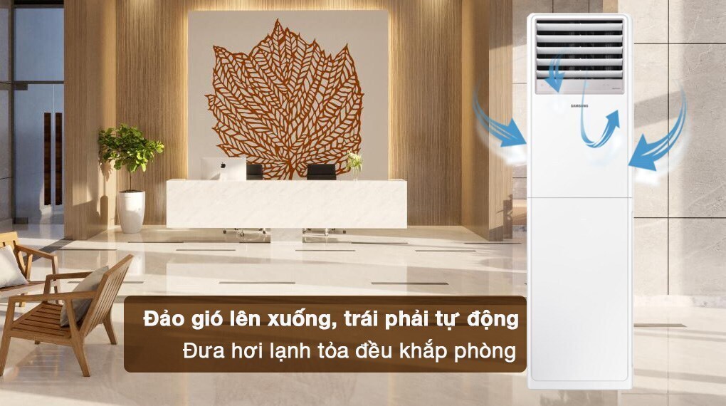 máy lạnh tủ đứng samsung inverter 5 hp ac048bnpdkc/tc 3 pha