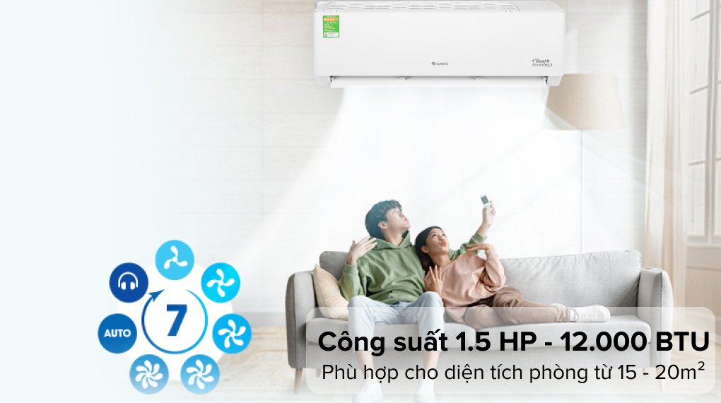 máy lạnh gree inverter 1.5 hp gwc12pb-k3d0p4
